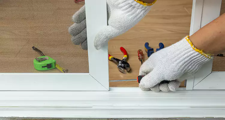 Sliding Glass Door Off Rails Repair in Safety Harbor, FL
